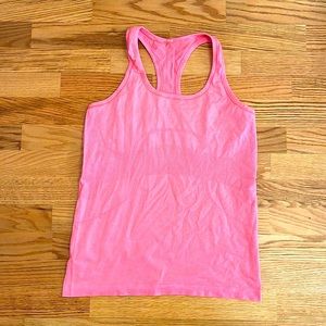 Lululemon pink tank top size 10